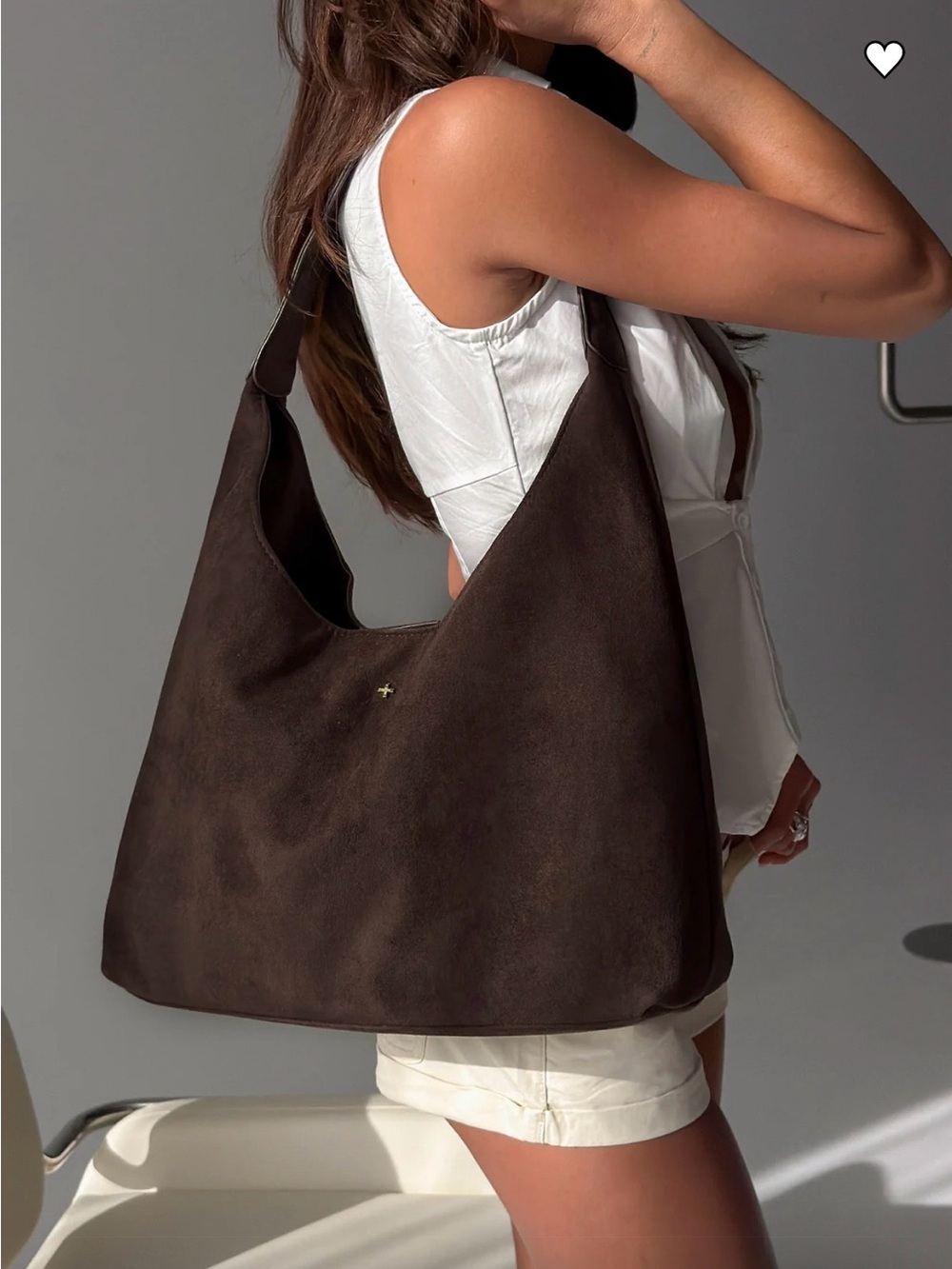 Chocolate brown Hobo bag - Petra + Jain